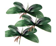 Miracliy 1 Stück künstliche Schmetterling Orchidee Blume für Home Office Party Decor grün