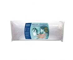 Blue Câlin Nackenrolle, Polyester, Weiß, 140 cm