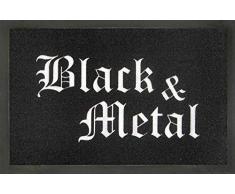 empireposter Black & Metal - Fussmatte, GrÃ¶Ãe: 60 x 40 cm, Material Polypropylen