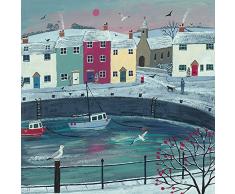 Jo Grundy Leinwanddruck, Holz, Mehrfarbig, 40 x 40 cm