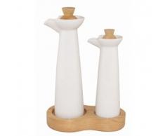 Olympia KBJ Essig und Öl Set Porzellan Topf Küche Geschirr