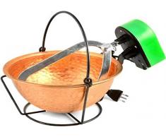 HOME Kochtopf Elektrische für Polenta reines Kupfer gehämmert Made in Italy