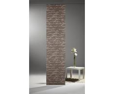 Startex Flächenvorhang, Polyester, Braun, 260 x 60 cm