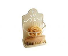 French Classics Regal mit Naturschwamm und Bürste