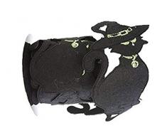 Renaissance 2000 10,2 cm X 10yd orange/schwarz Halloween House Band