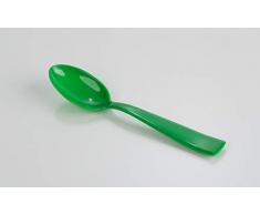 Kimmel Mokkalöffel Kinderlöffel Espressolöffel klein 6 Stück, Kunststoff, Grün