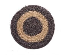 CWI Tapetenbordüre Geschenke 4/Set, Grayson geflochten Untersetzer, farbenreiche