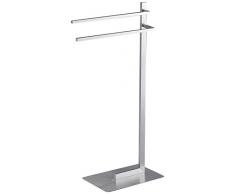 Neutral Tomasucci Kiko Handtuchhalter aus Edelstahl, Grau