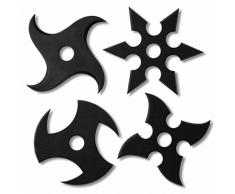 Glasuntersetzer Ninja Wurfstern - 4er Set