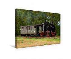 Calvendo Premium Textil-Leinwand 45 cm x 30 cm quer, Mansfelder Bergwerksbahn | Wandbild, Bild auf Keilrahmen, Fertigbild auf echter Leinwand, Leinwanddruck Menschen Menschen