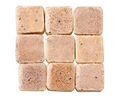 MosaicMicros 5Â x 5Â x 3Â mm 10Â G 100Â Keramik glasiert Mini Mosaik Fliesen, braun/beige