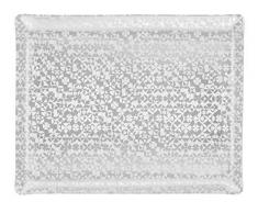 PLATEX 4046361182 Tablett, Acryl, silberfarben