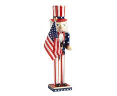 Nantucket Home Holz 38,1 cm Uncle Sam Weihnachten Nussknacker Decor