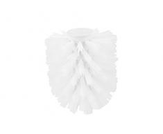 Home Bürste Notebook für Toilettenbürste, Kunststoff, weiß, 9 x 9 x 10 cm