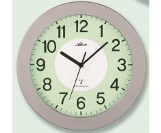 Atlanta Wanduhren Analog silberfarbig 4145-19