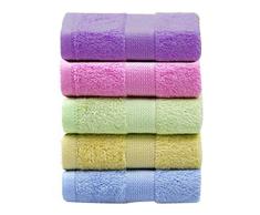 Moolecole Porzellanperlen Ultra weichem Bambus-Handtuch Set 100% hochwertigem Bambus Faser Handtücher 34,3 x 76,2 cm