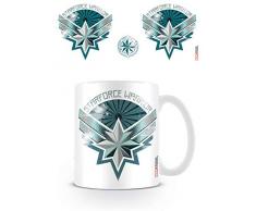 Captain Marvel MG25426 Kaffeebecher aus Keramik, 315 ml, Starforce Warrior