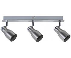 Paulmann 66688 Spotlight Meli max 3x10W GU10 Nickel satiniert 230V Metall 666.88 Deckenleuchte Lampe LED Deckenlampe Deckenstrahler