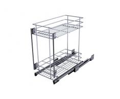 Sige Korb Jolly mit Flaschenhalter für Mobile, Chrom, 450 mm