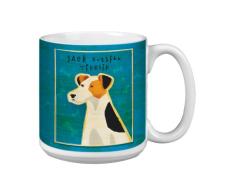 Tree-Free Grüße 20 Oz, Jack Russell Terrier von John W Golden Artful Jumbo-Becher