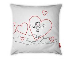 Bonamaison Dekorativ Kissenhülle, Kissenbezug, Zierkissenbezug, Wohnkultur, Für Sofa, Kaffeestube, Größe: 45X45 cm - Entworfen und hergestellt in der Türkei