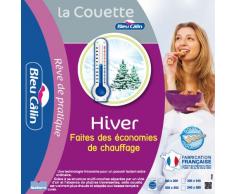 Tradilinge Kuschelig blau Winter waschbar Bettbezug 140 x 200 cm, mehrschichtige Konstruktion, isoliert Werden außergewöhnliche, Wärme, spart tragen