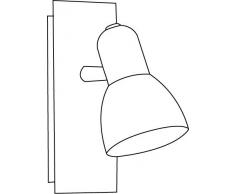 EGLO Wandstrahler, Metall, E14, WeiÃ