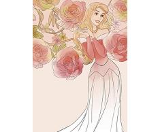 Disney Wandbild von Komar | Sleeping Beauty Roses | Kinderzimmer, Babyzimmer, Dekoration, Kunstdruck | Größe 50x70cm (Breite x Höhe) | ohne Rahmen | WB052-50x70
