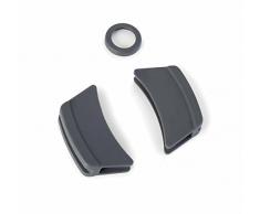 Lacor R25933G R25935G-Pack Silikonschutz für Kasserolle mit Deckel Oval Gusseisen 31 x 25 cm, grau