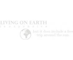 INDIGOS 4051719396744 Wandtattoo, Vinyl, silber, 60 x 10 x 10 cm