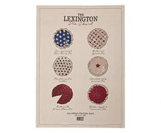 LEXINGTON Geschirrtuch, Eindruck Kuchen, Baumwolle, Beige, Einzelbett, 50Â x 70Â x 0.02Â cm