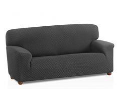 Bartali Stretch Sofahusse Olivia - Farbe Grau -2 Sitzer (de 110 a 150 cm)