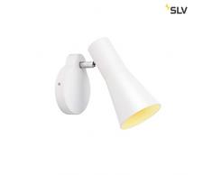 SLV LED Wandstrahler PHELIA WL, dreh- und schwenkbar | konische Wand-Leuchte, ideal als Bett-Beleuchtung oder Leselampe | Wand-Spot LED, Wand-Strahler LED, Wand-Lampe, Lese-Leuchte | GU10, EEK E-A++