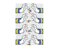 Disney Wandbild von Komar | Donald Duck Hands | Kinderzimmer, Babyzimmer, Dekoration, Kunstdruck | Größe 50x70cm (Breite x Höhe) | ohne Rahmen | WB021-50x70