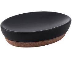 Gedy Ilary Seifenschale, Keramik, Schwarz, 9,5x13x3