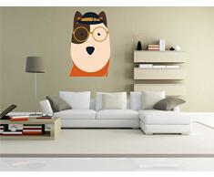 Indigos KAR-Wall-clm041-70 Wandtattoo fÃ¼rs Kinderzimmer clm041 - Lustige kleine Monster - Niedlichen Hund - Wandaufkleber 70 x 112 cm