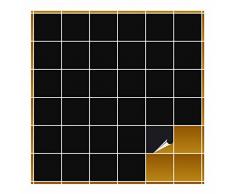 FoLIESEN Fliesenaufkleber fÃ¼r Bad und KÃ¼che - 10x10 cm - schwarz matt - 1.000 Fliesensticker fÃ¼r Wandfliesen