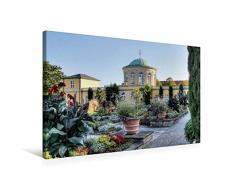 Calvendo Premium Textil-Leinwand 75 cm x 50 cm quer, Berggarten | Wandbild, Bild auf Keilrahmen, Fertigbild auf echter Leinwand, Leinwanddruck: Herrenhäuser Gärten Hannover Orte Orte