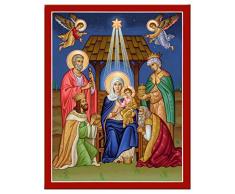 Monastery Icons Weihnachtskrippe Jesu Christus 11 x 14