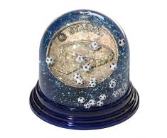 Schnabel-Schmuck Stadion Gelsenkirchen Schneekugel schneiende Fußbälle