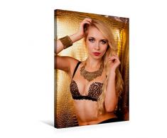 Calvendo Premium Textil-Leinwand 50 cm x 75 cm hoch, Ein Motiv aus Dem Kalender Bionda S. Model aus Leidenschaft | Wandbild, Bild auf Keilrahmen, Fertigbild Leinwand, Leinwanddruck Menschen Menschen