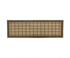 JVL Fußmatte Treviso Rückseite Maschinenwaschbar Eingang Läufer Teppich, Polypropylen/Latex, braun/beige, 57 x 180 x 1,2 cm