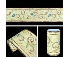 lovefaye gelb Tapete Bordüre Abziehen und Aufkleben Wand, Küche Badezimmer Schlafzimmer Fliesen Decor Aufkleber