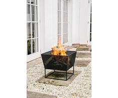 Ivyline Feuerschale, Artikel aus Eisen und Stahl, Schwarz, 52 cm