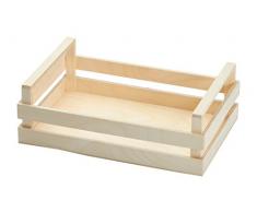 Bisetti 104 Kassette Tablett in 30 x 20 x 10 cm, Holz