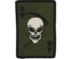 EagleEmblems Patch-Death Ace, Spaten () (Gedämpfte 9,5 cm)