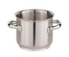 PADERNO 11010–16 Hohe Hälfte Kasserolle, 2 Griffe in Edelstahl, 16 cm