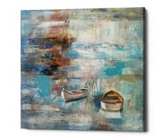 Leinwandbild, Motiv: Epische Graffiti Giclée, 94 x 94 cm, ruhiges Meer