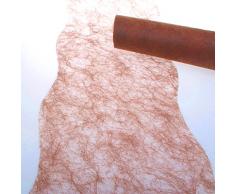 Deko AS GmbH Sizoflor Tischband Wellenschnitt Kupfer ca. 25 cm Rolle 25 Meter - 60w-250-25-040