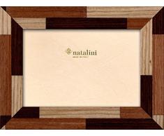 Natalini PARQUET Rovere 10X15 Bilderrahmen mit Unterstützung für Tisch, Tulipwood, Eiche, 10 X 15 X 1,5